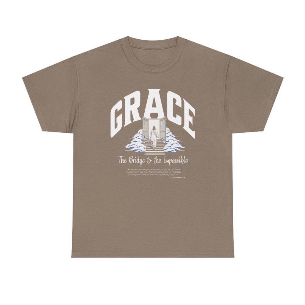 Christian Crewneck Short
Sleeve, Jesus Merch Faith Based Shirt, For Men Women